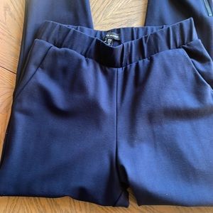 COPY - UNIVERSAL STANDARD Moro Pocket Signature Ponte Pants Navy SZ 2XS